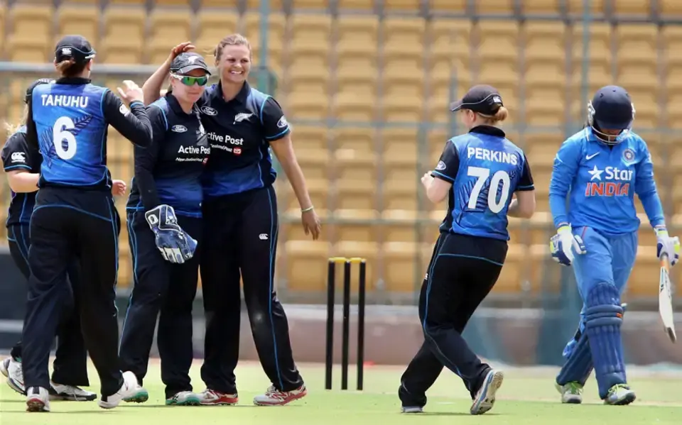 New Zealand women defeats India Women by 3 wickets.