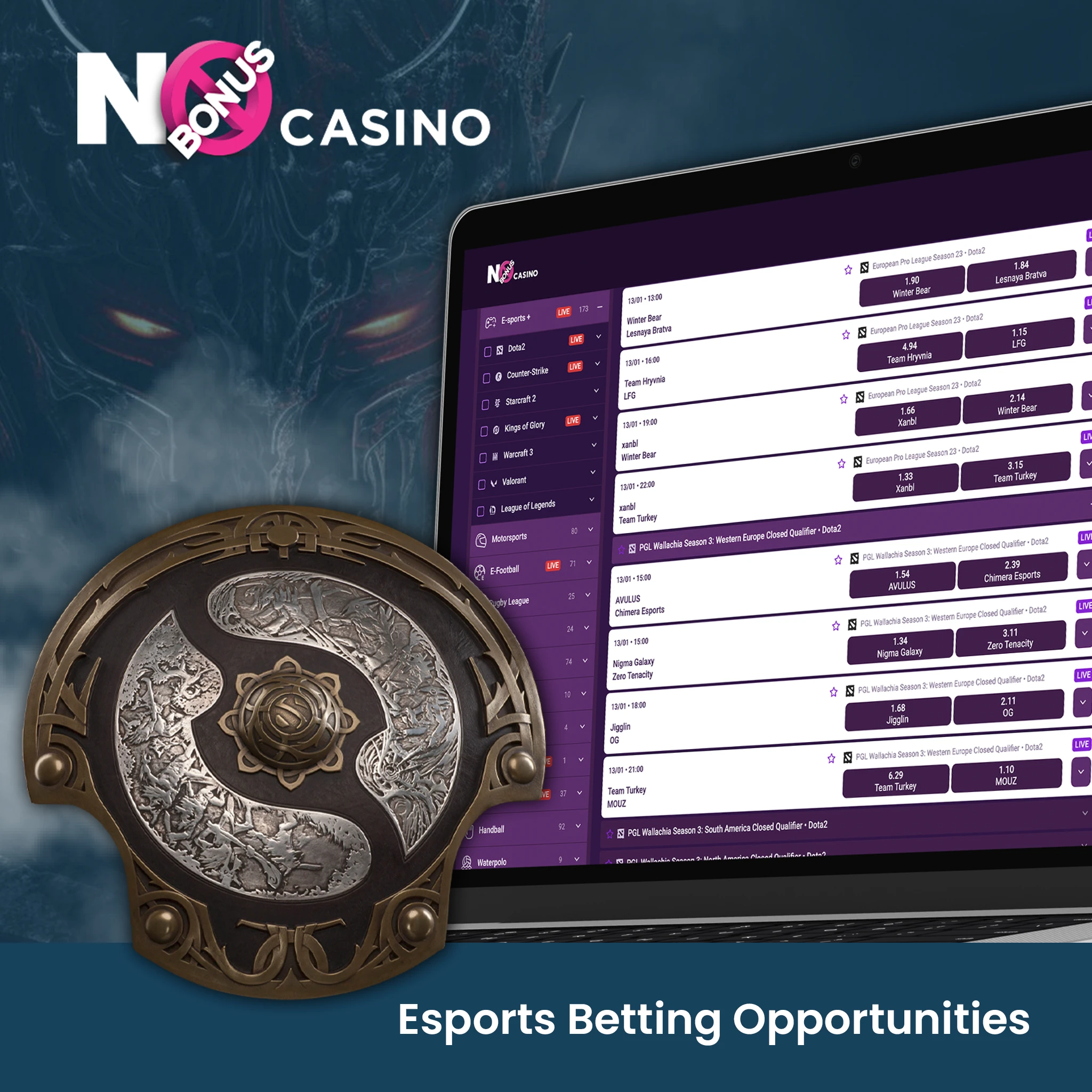 eSports Betting Opportunities.