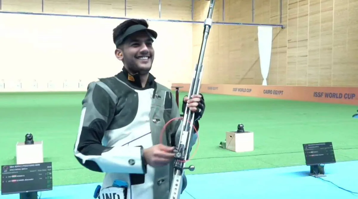 ISSF World Cup | Aishwary Pratap Singh bags gold in 50m rifle 3 positions event