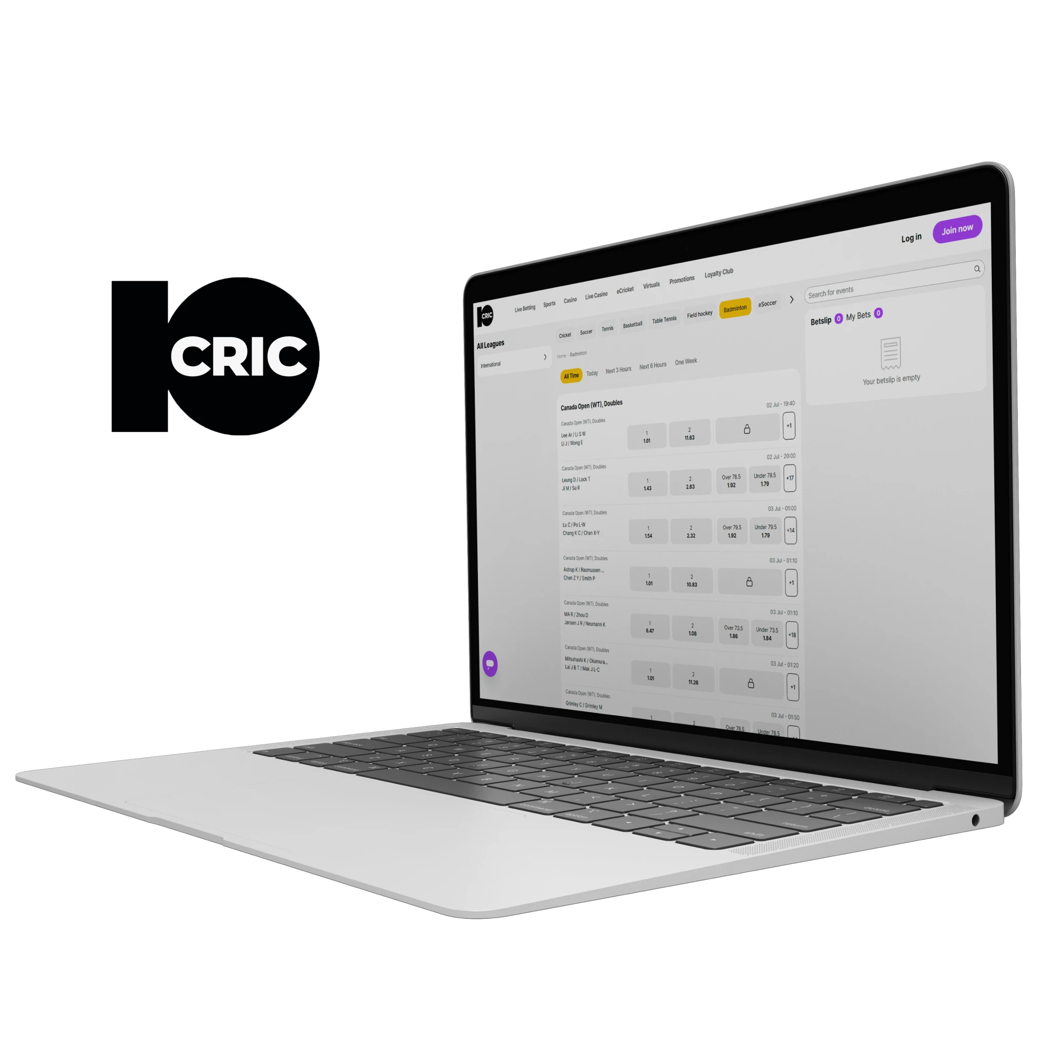 10cric has established itself as one of the best badminton betting platforms.