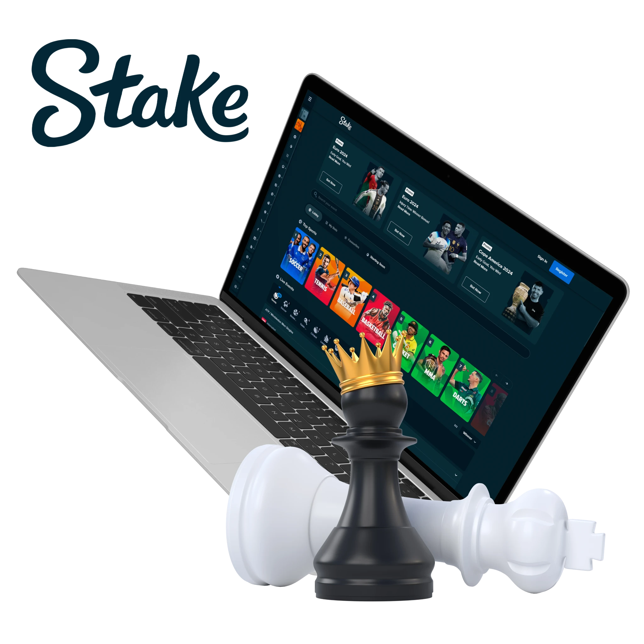 Stake provides all the necessary tools for effective and profitable chess betting.