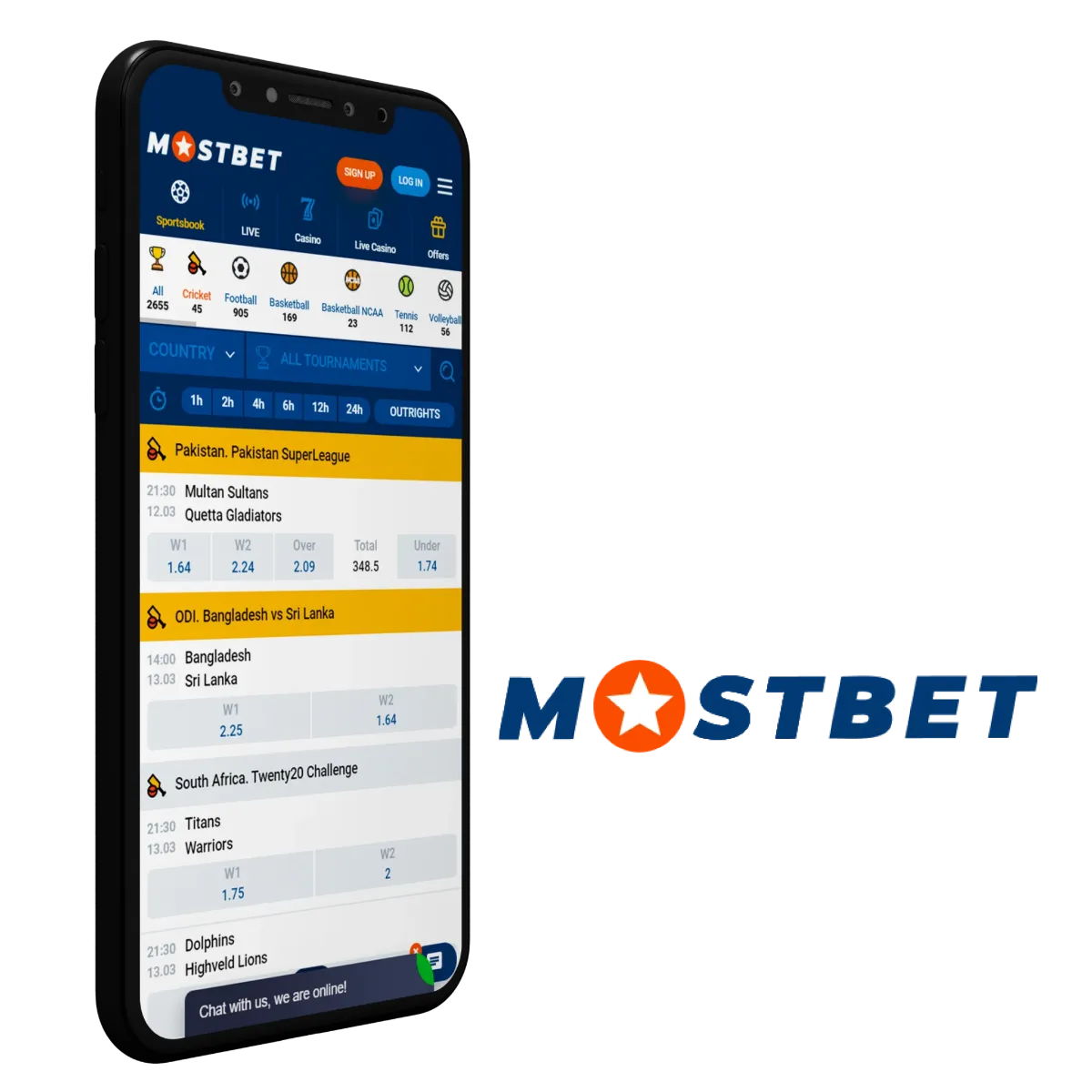 Mosbet App is your one true choice if you are ready to start betting on cricket. 