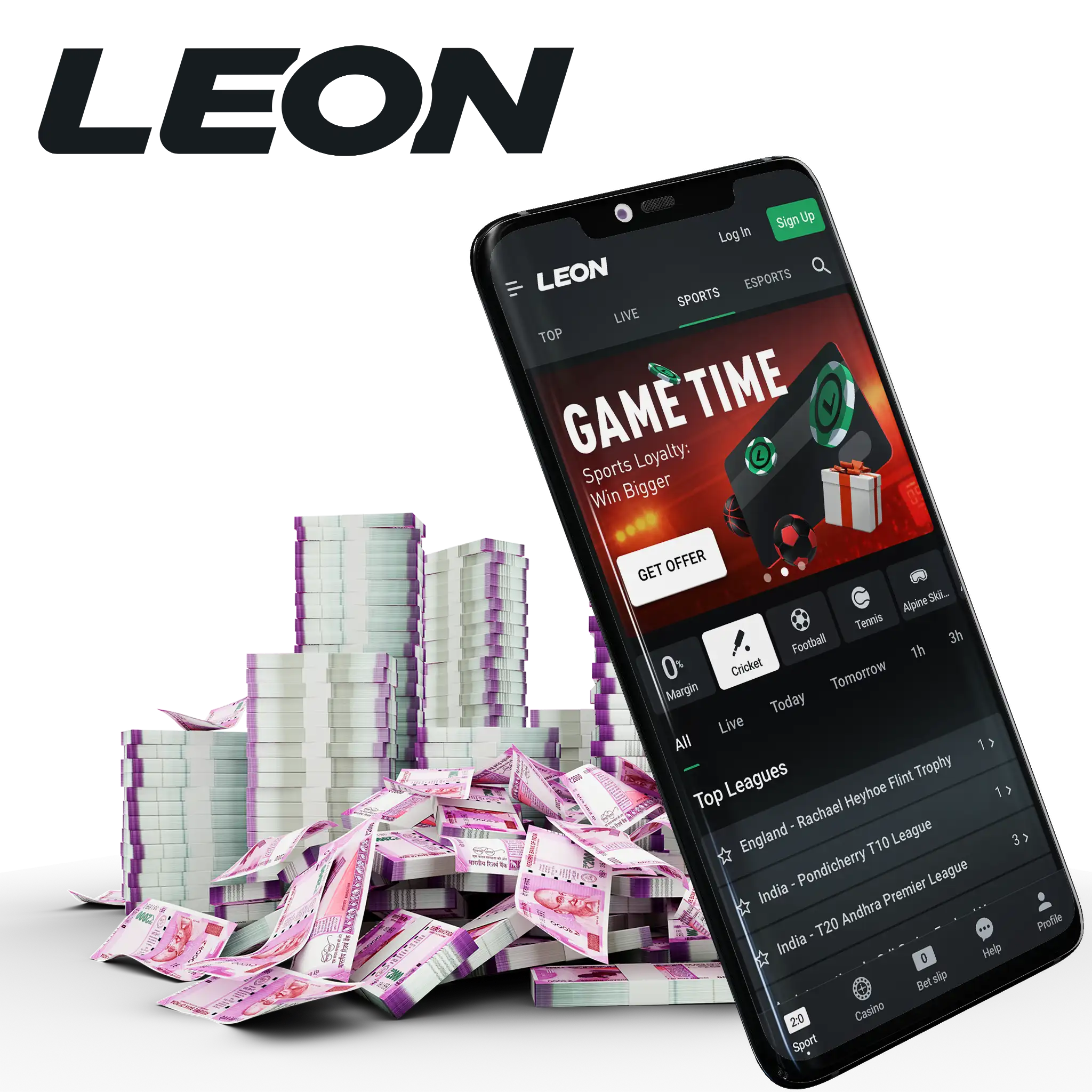 Leonbet App is compatible with all modern mobile devices.