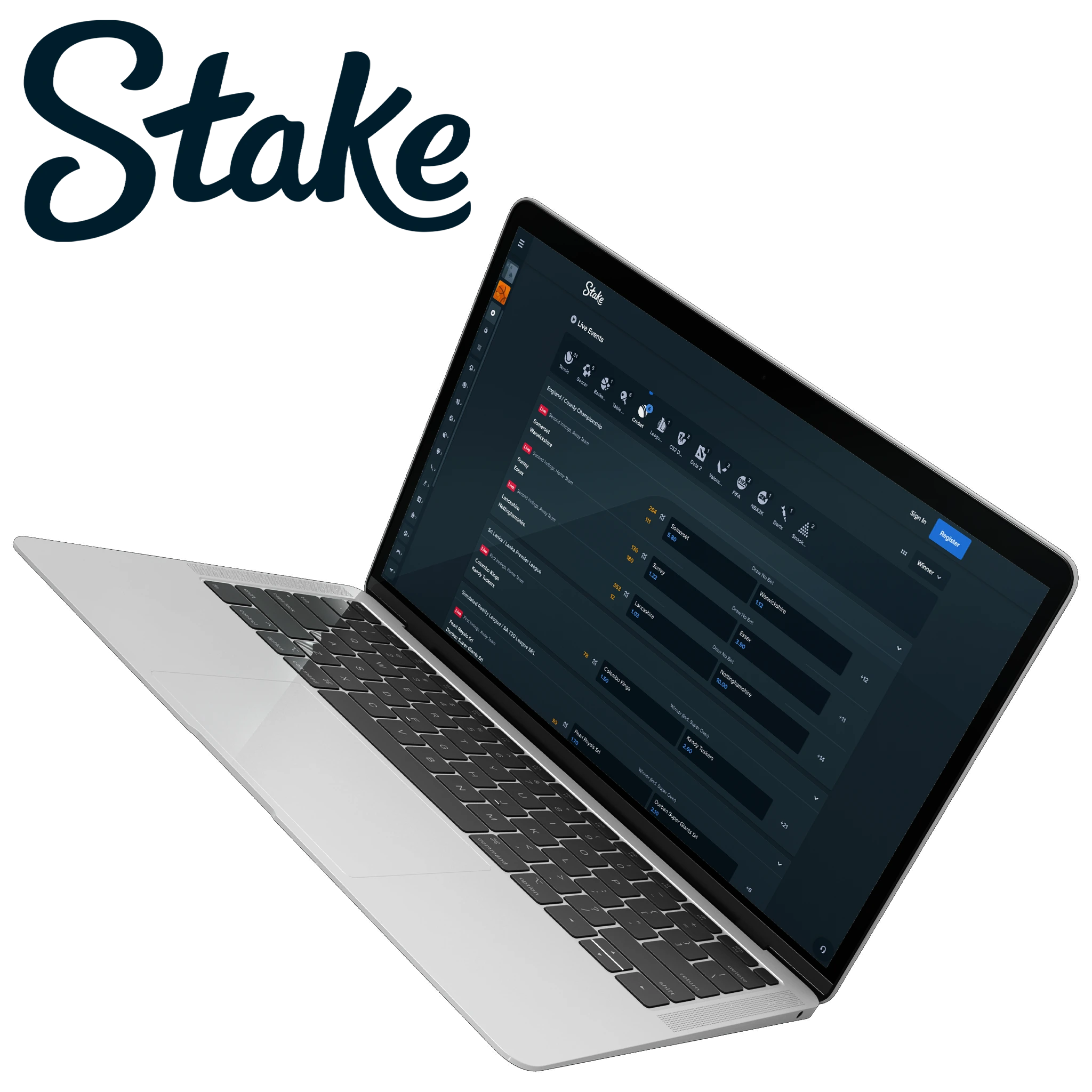 Stake is the best gambling platform for live cricket betting. 