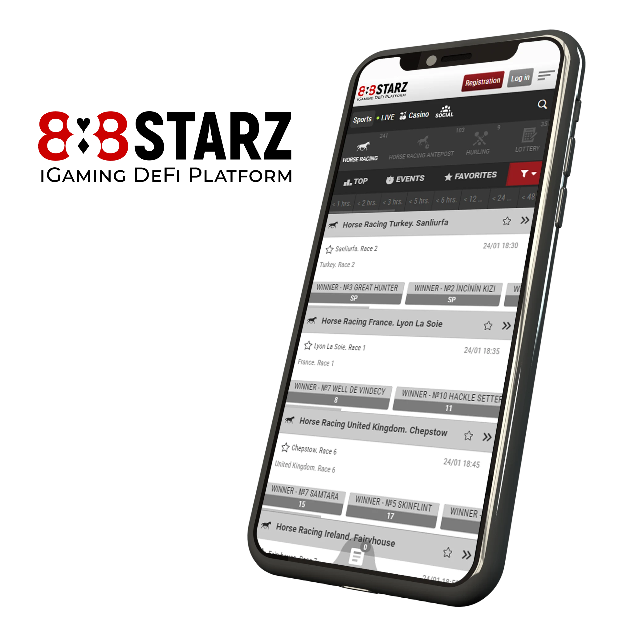 888starz app has many advantages for horse racing online betting.