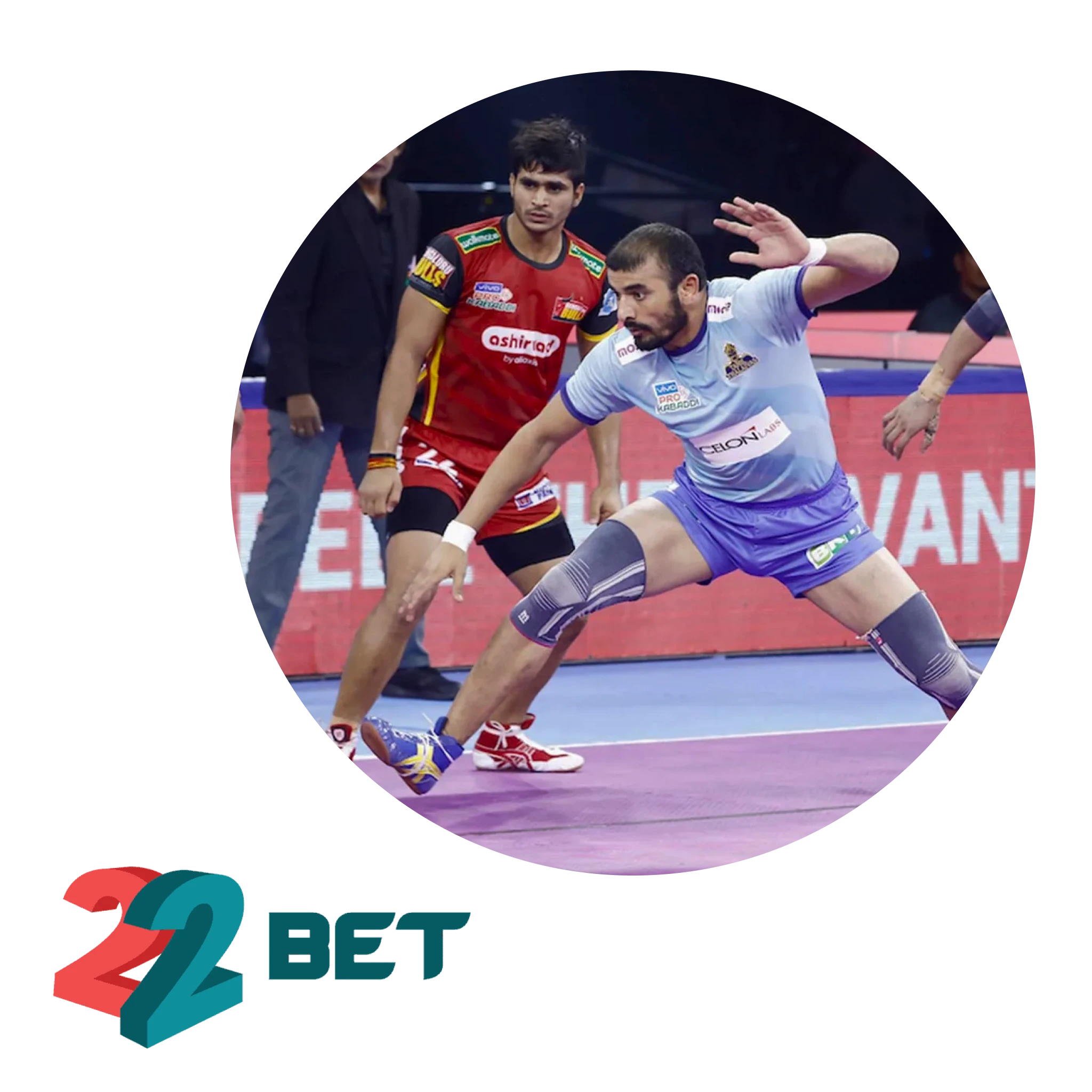 22bet supports kabaddi live betting, where players can place bets in real match time.