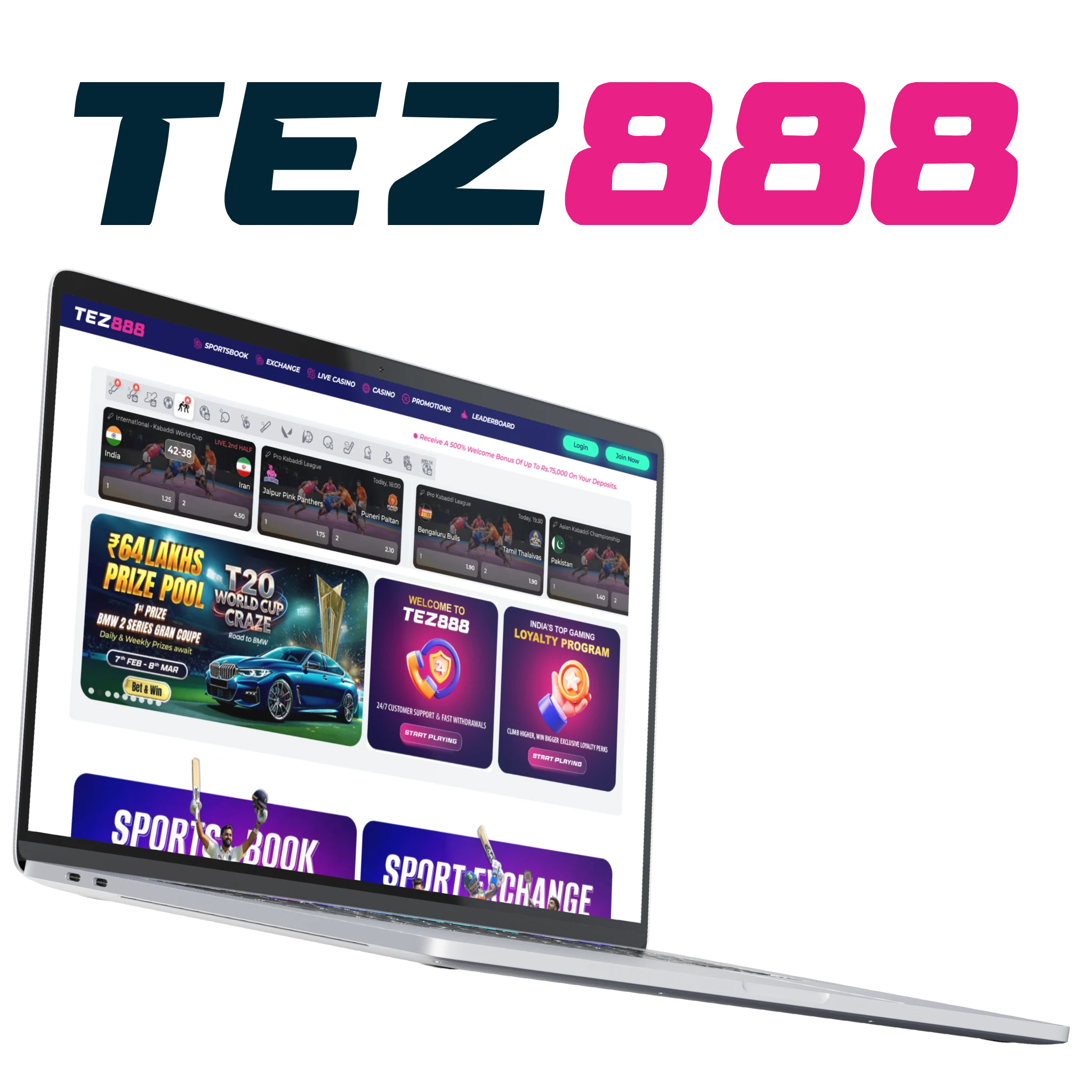 Tez888 is a top site for kabaddi betting.