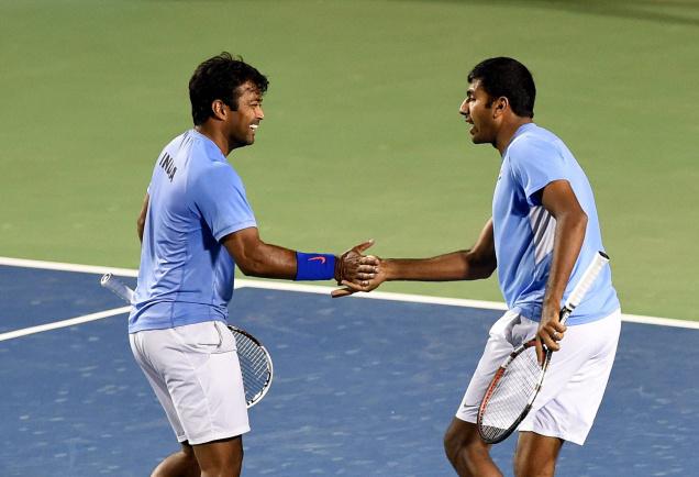 Rare Davis Cup doubles loss for Paes