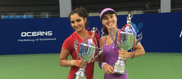 Mirza-Hingis pair clinches sixth title of season at Guangzhou Open tennis