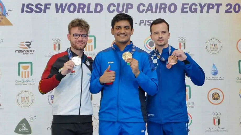 Rudrankksh Patil bags gold medal in 10m air rifle at ISSF World Cup 2023 Cairo