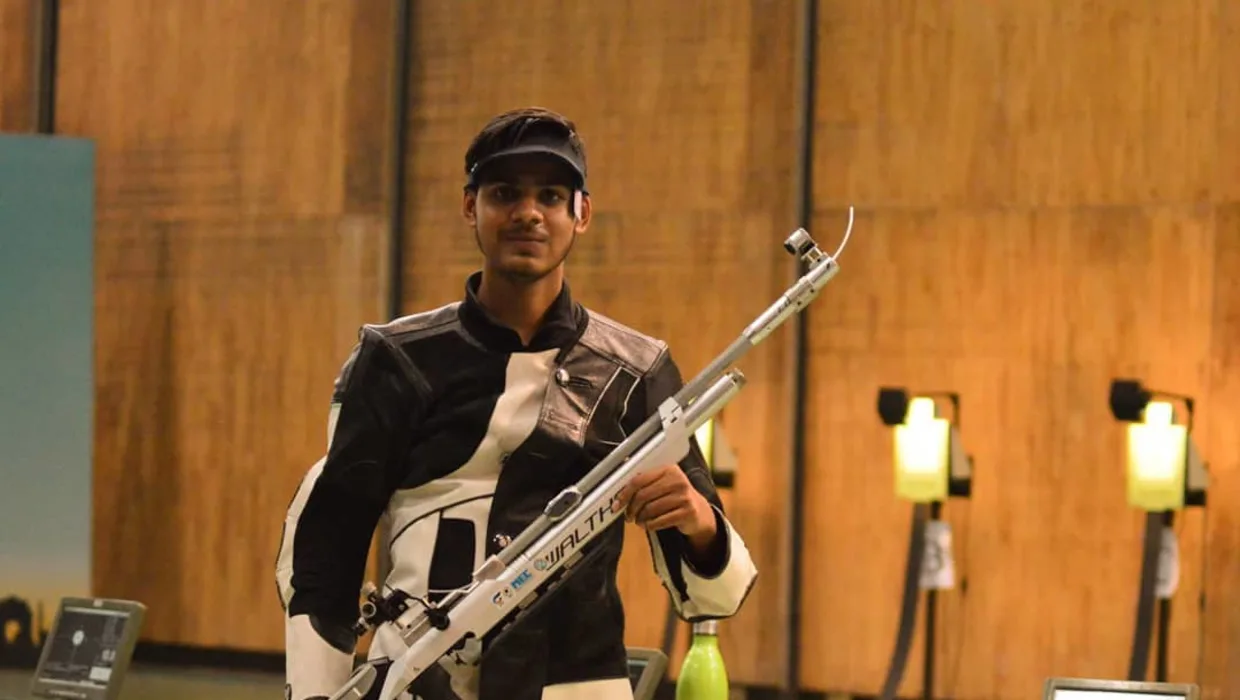 Divyansh Panwar bags gold in junior men's 10m air rifle event at Asian Air Gun Championships