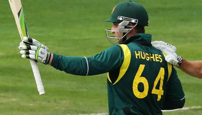 Phillip Hughes’s jersey number 64.