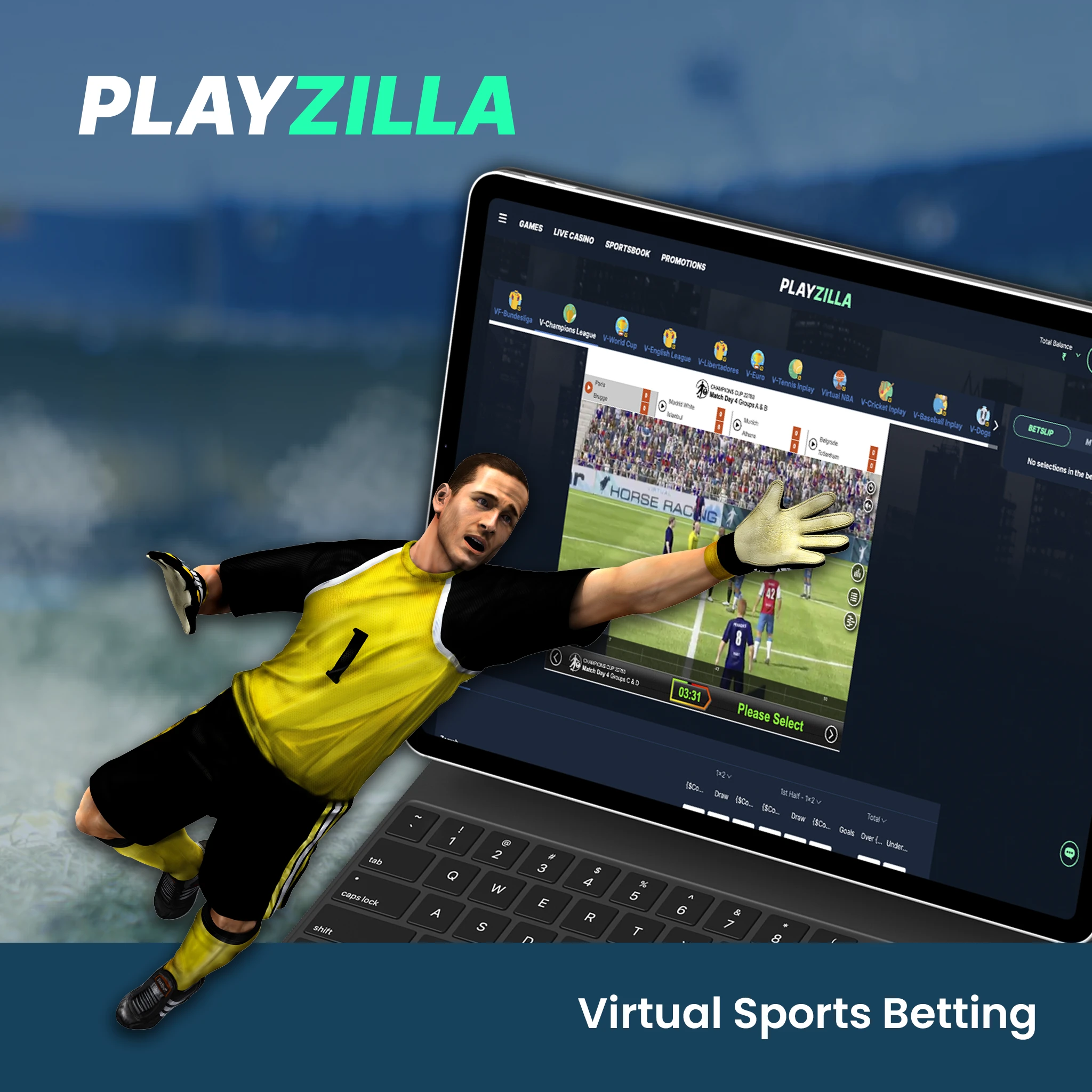 Virtual Sports Betting on PlayZilla.