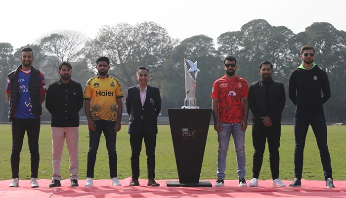 PSL 2024 Captain’s photoshoot.