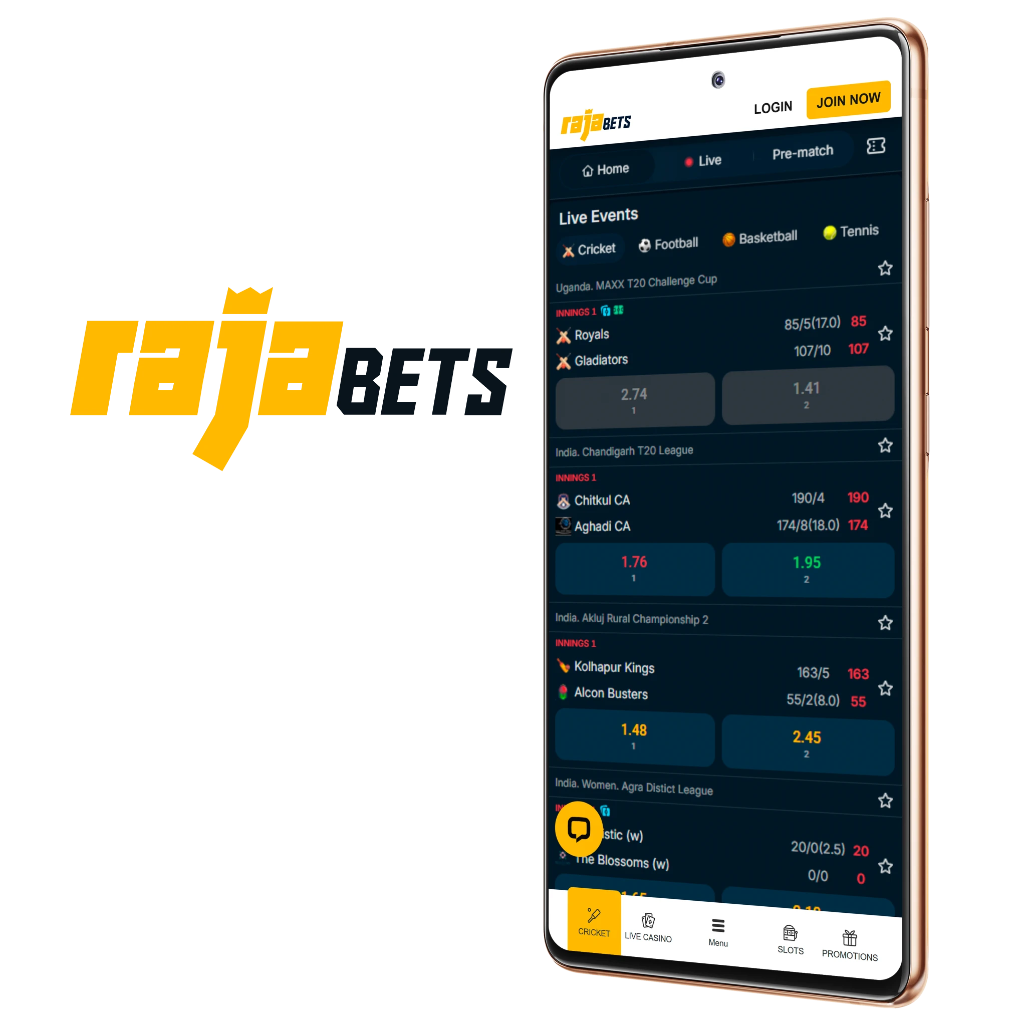 Rajabets APK for high-value sports bonuses and steady app work.