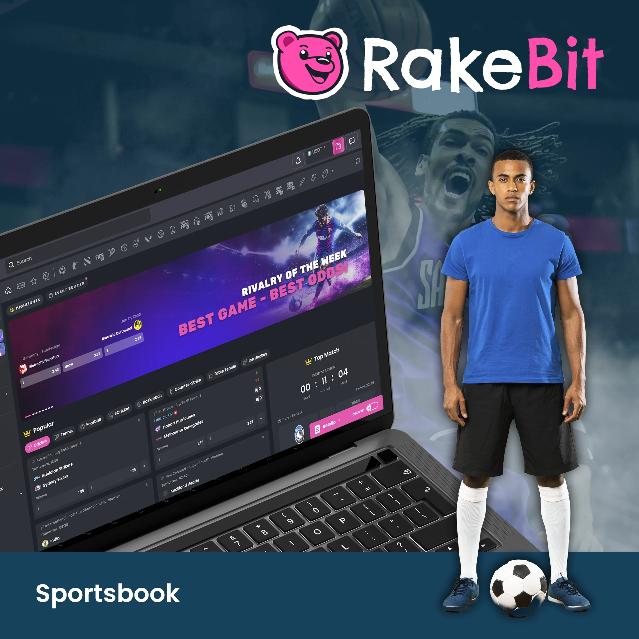 RakeBit Sportsbook.