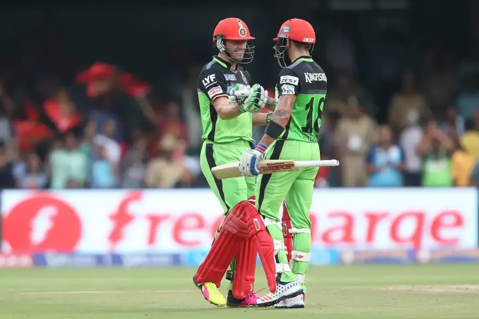 Royal Challengers Bengaluru defeats Gujarat Lions by 144 runs.