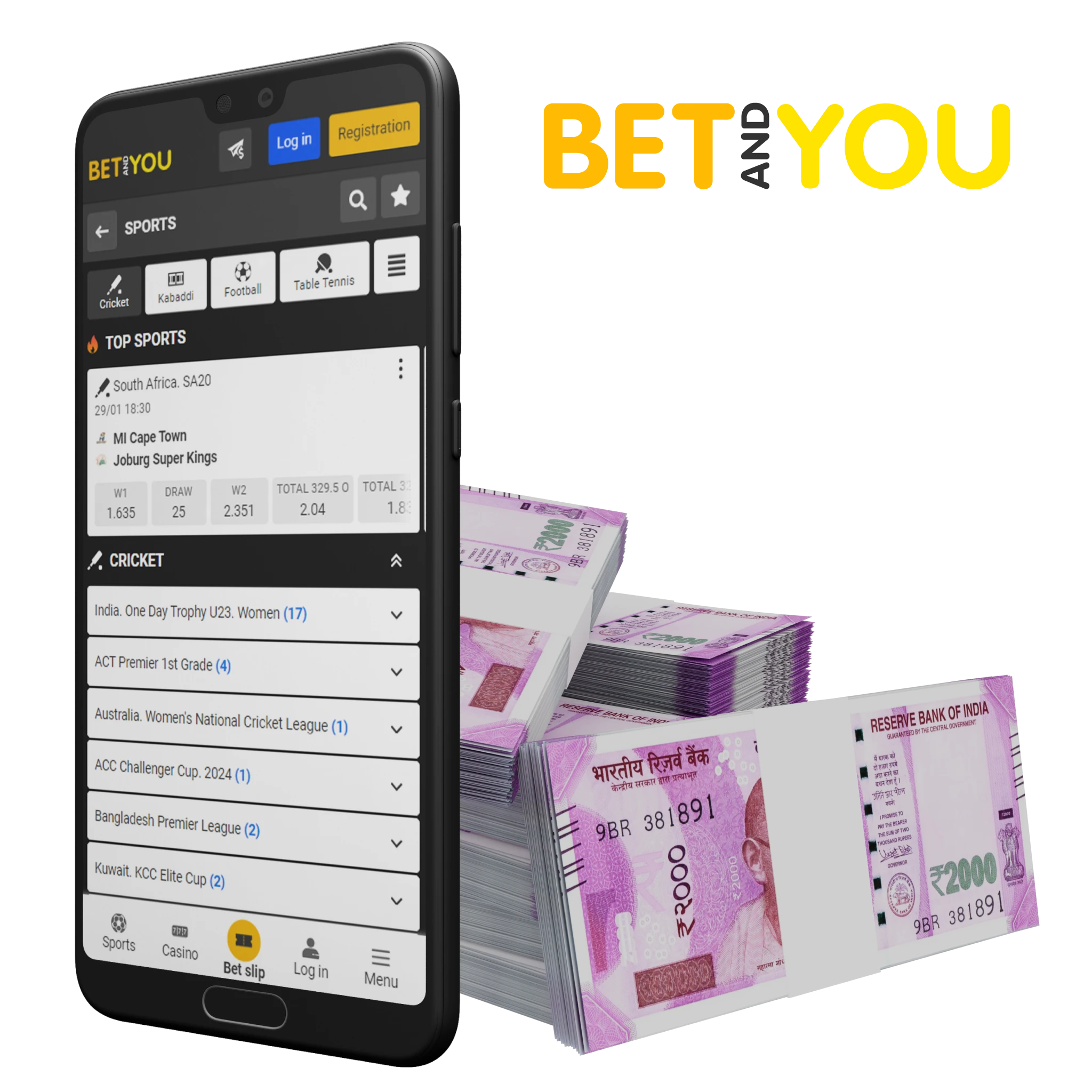 The Betandyou mobile app offers reliable payment methods for real money cricket betting.