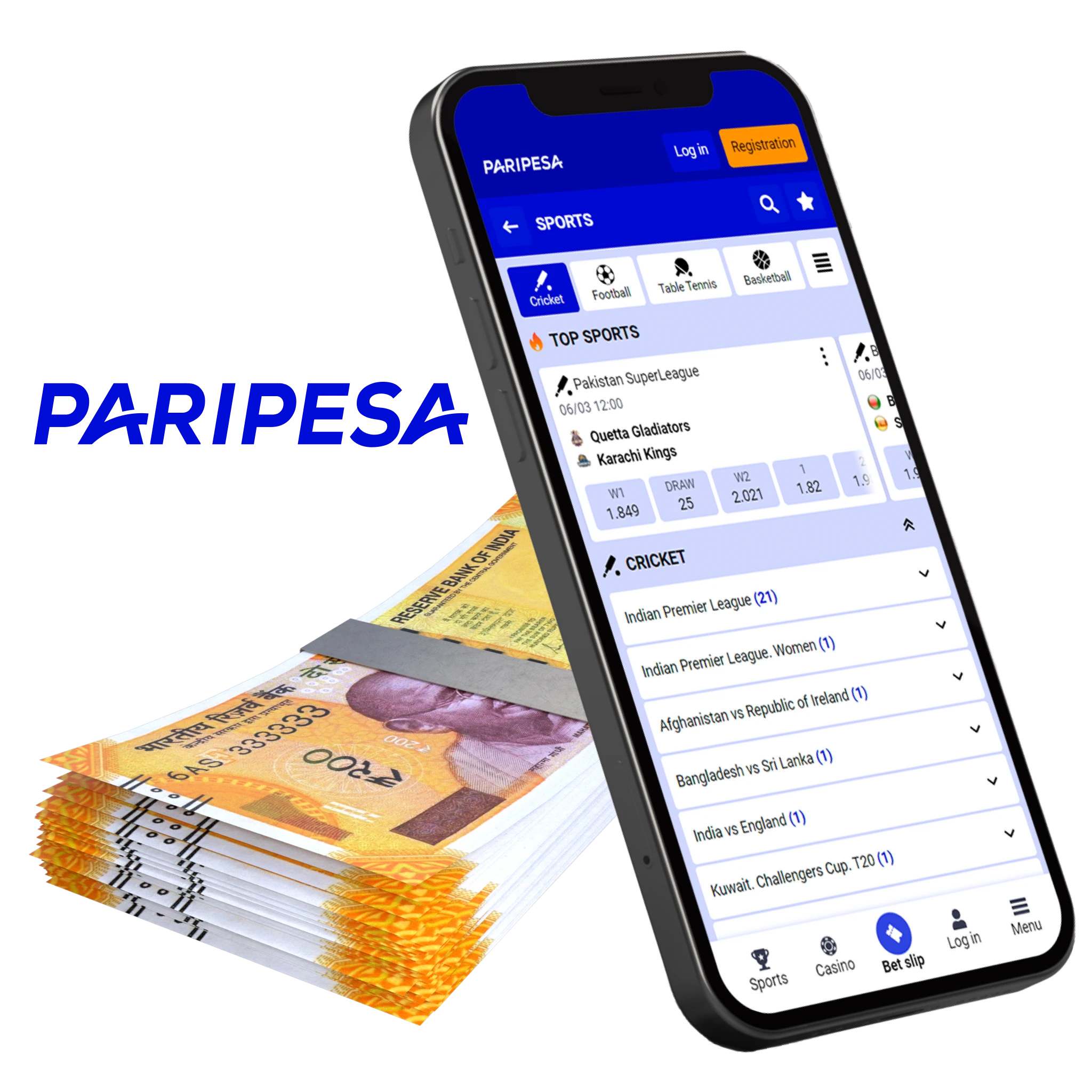 Feel the excitement of online betting with Paripesa app.