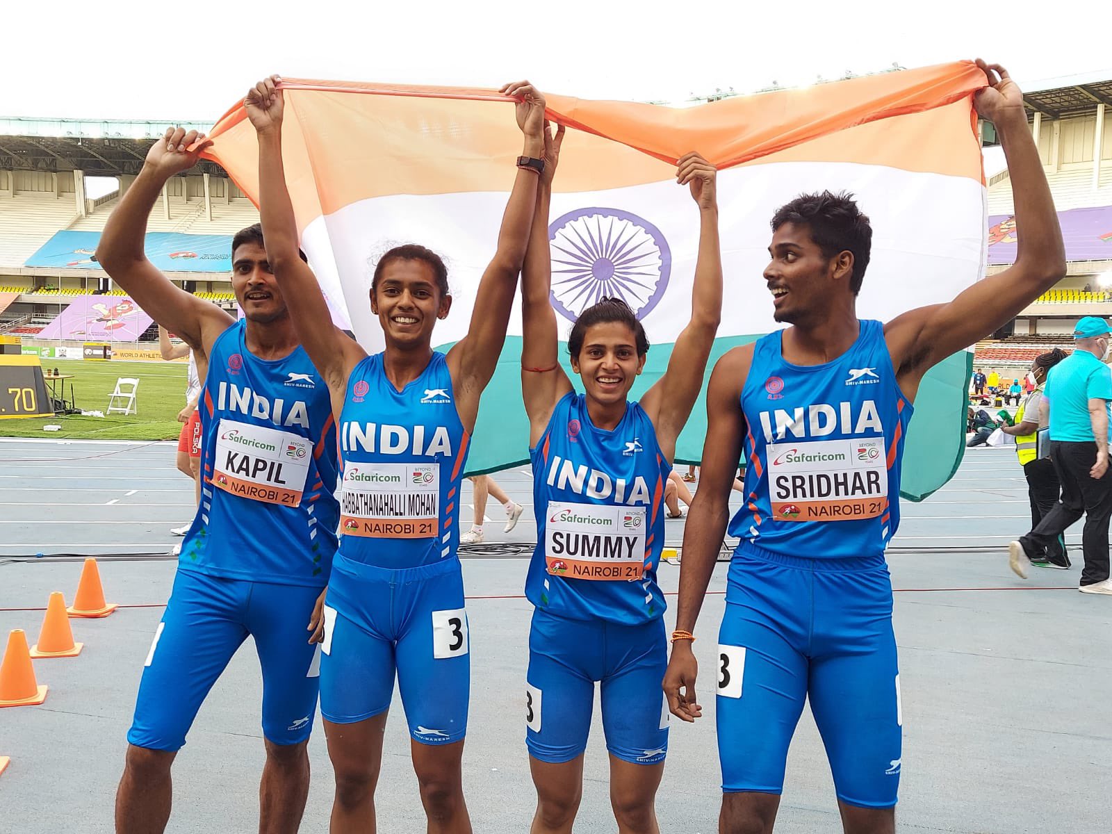 Indian mixed 4*400m relay team wins bronze at U-20 World Athletics Championships