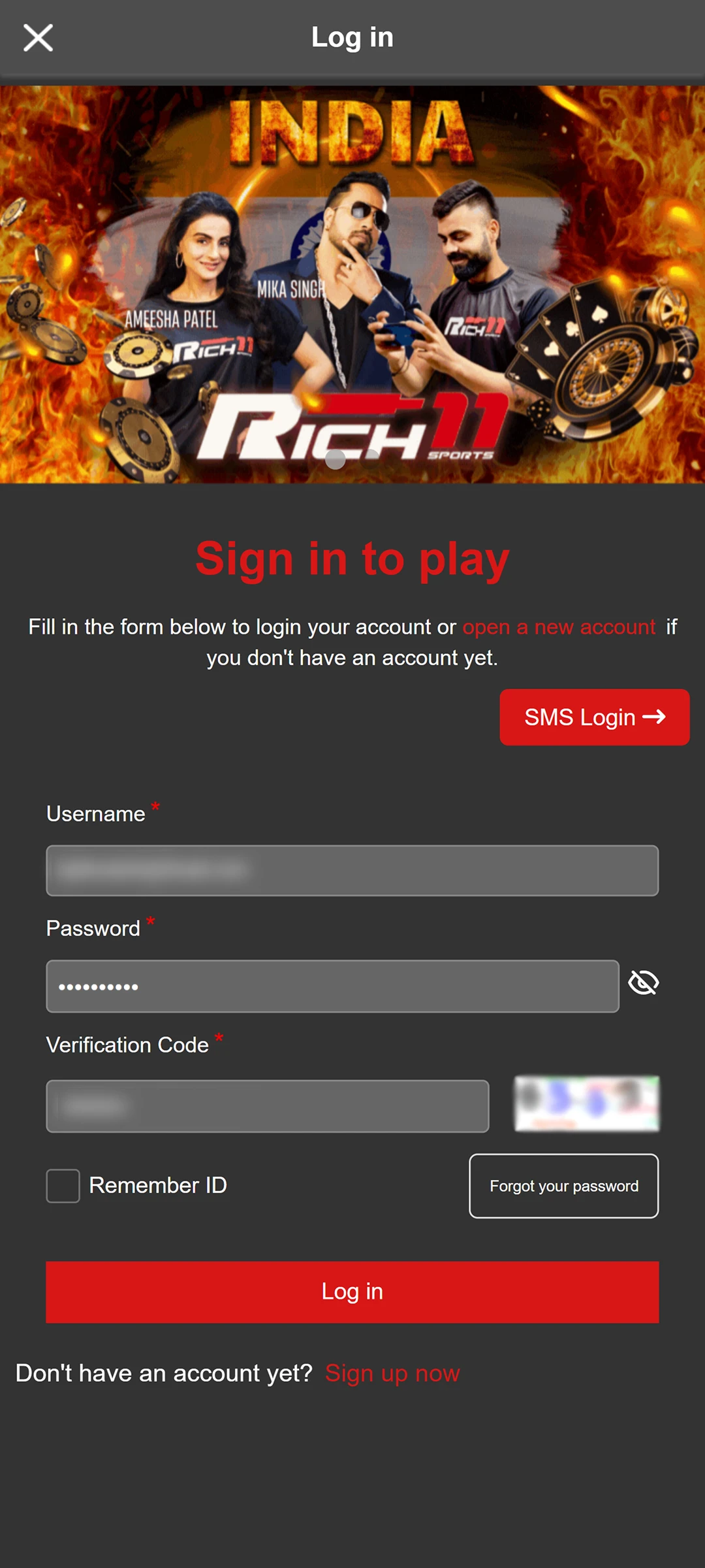 How to Log In at Rich11 Casino.