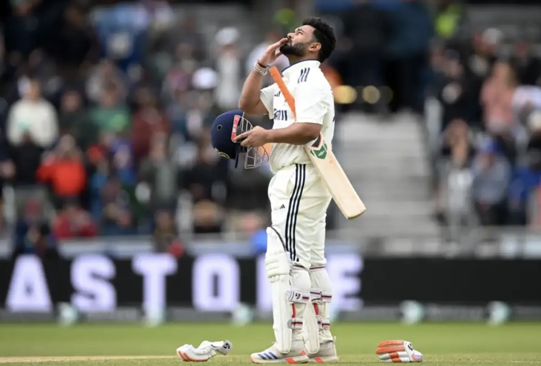 Rishabh Pant scored a century against England in 2025.