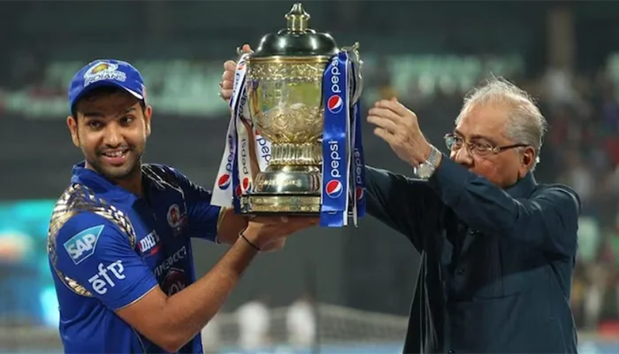 Rohit Sharma after winning the IPL Title in 2015.