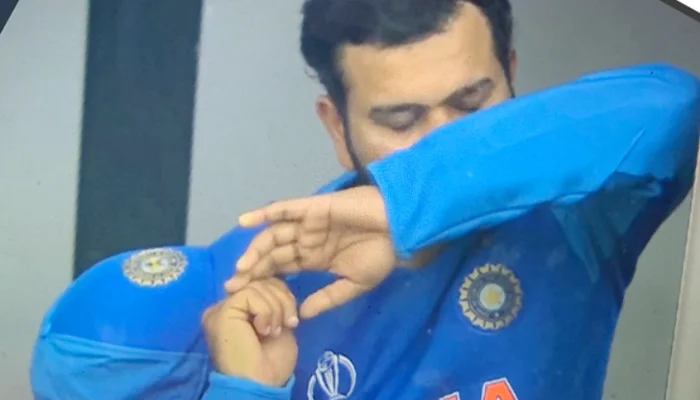 Rohit Sharma was disappointed after losing to New Zealand in the Semi-Finals.