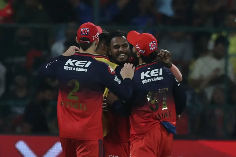 Royal Challengers Bengaluru defeated Chennai Super Kings by 2 runs.