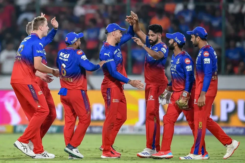 Royal Challengers Bengaluru defeated the Sunrisers Hyderabad by 35 runs.
