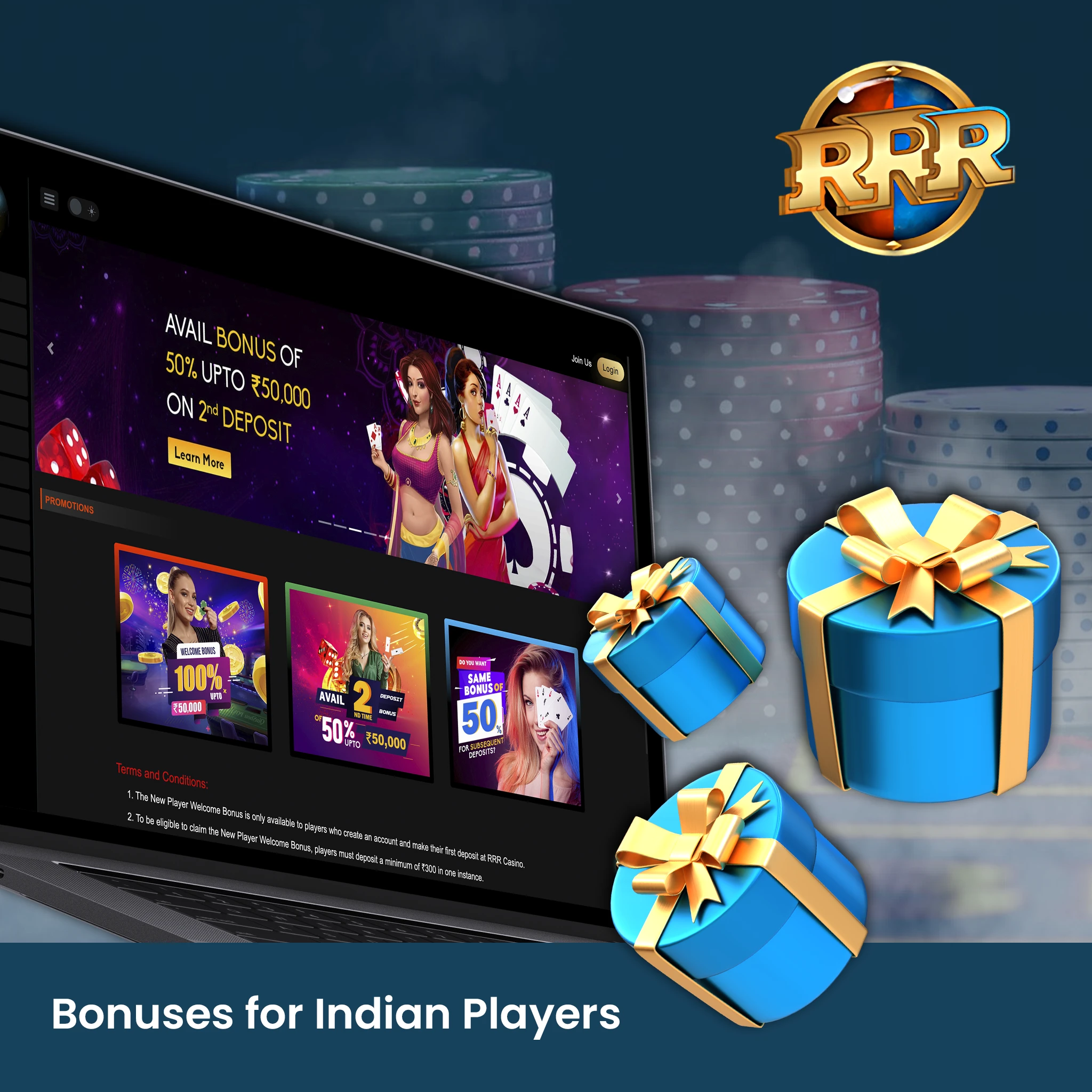 RRR Casino Bonuses for Indian Players.