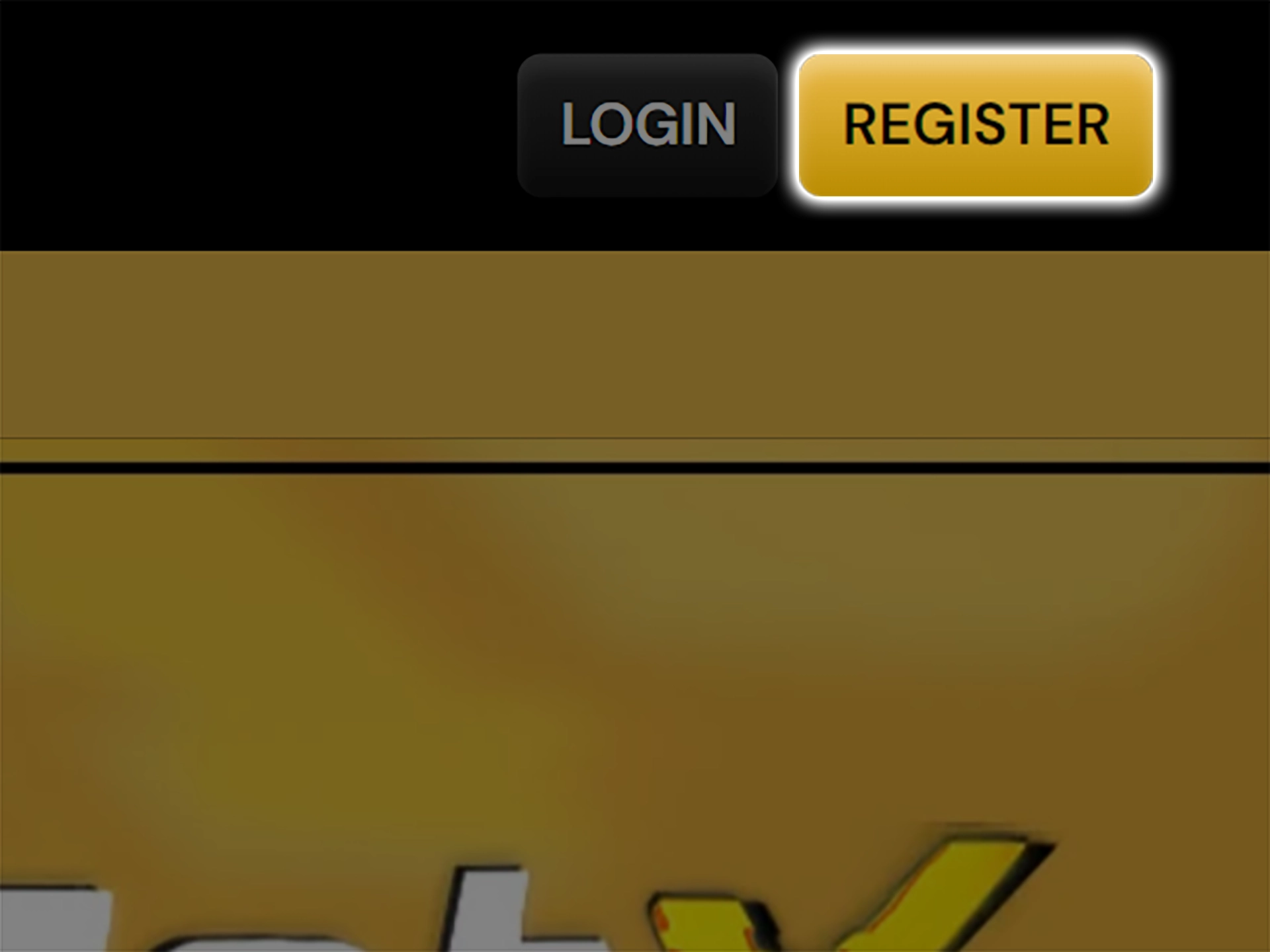 Find the Satbet registration button and click on it.