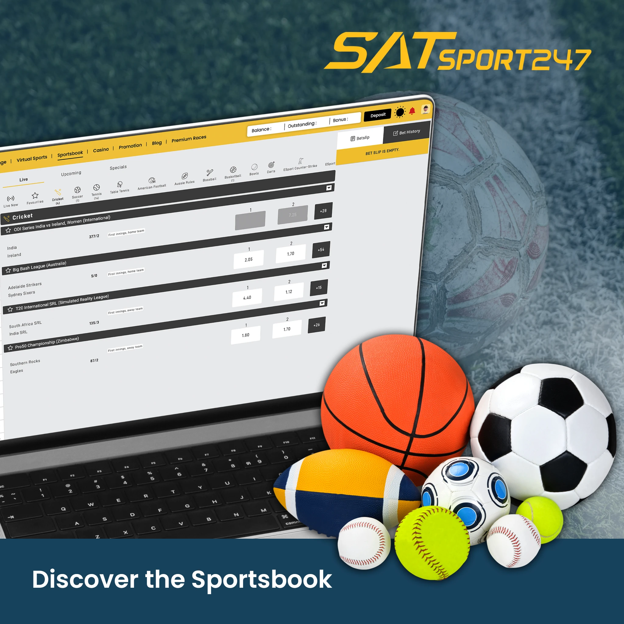 Discover the SATSport247 Sportsbook.