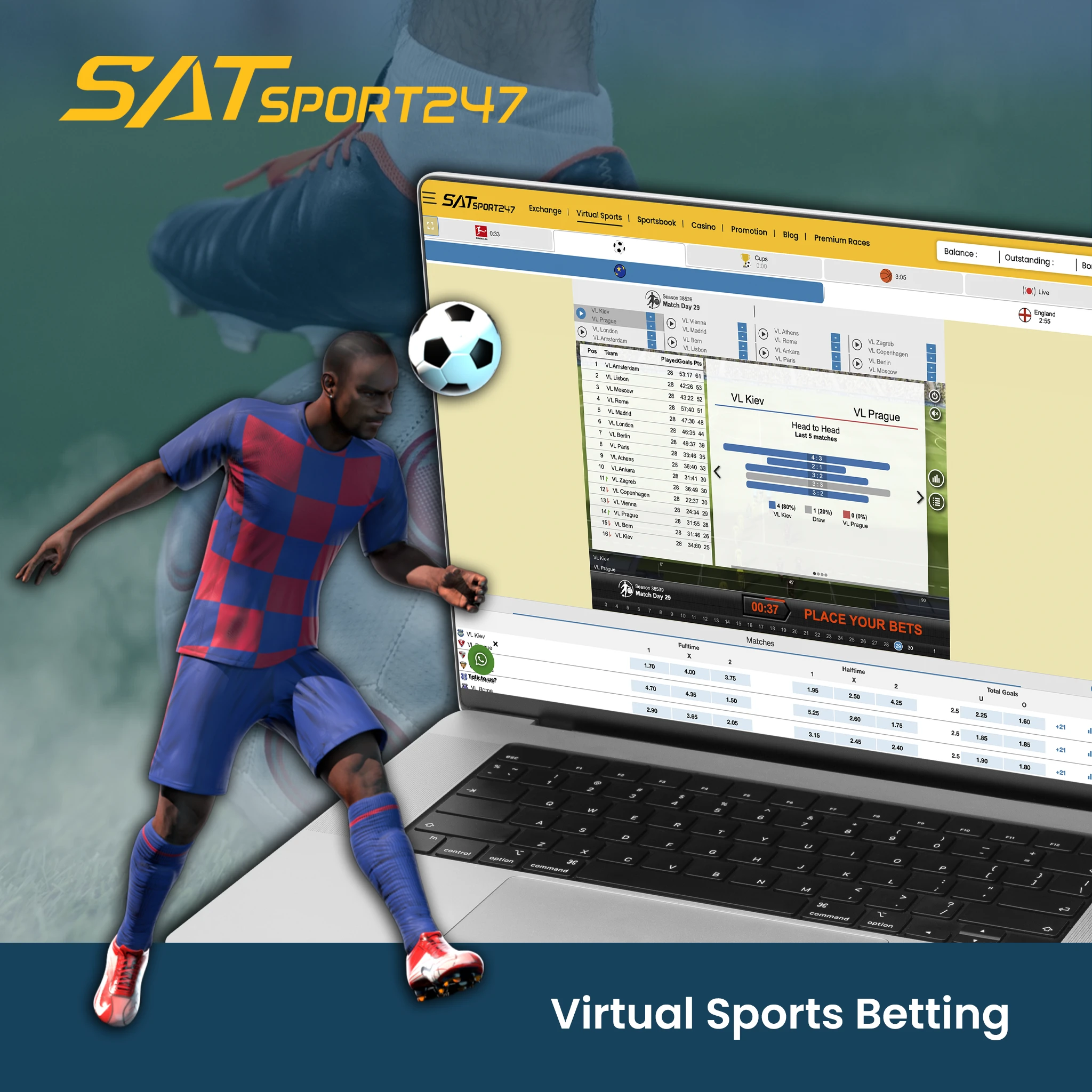 Virtual Sports Betting on SATSport247: An Exciting Alternative.