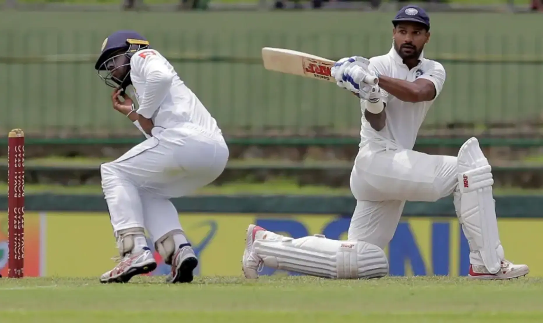 Shikhar Dhawan made a century on the day 1 of the Test Match.