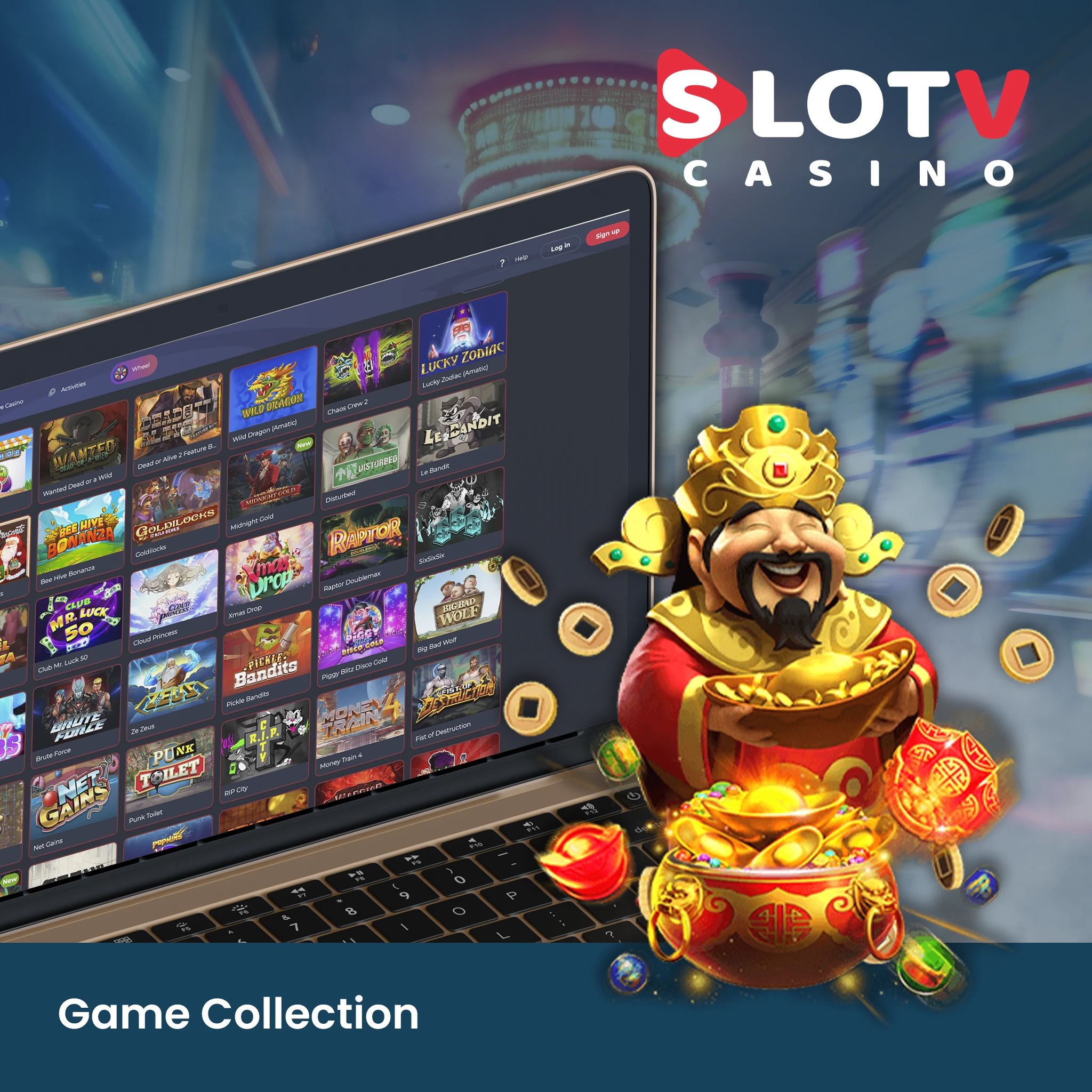 Game Collection at SlotV Casino.