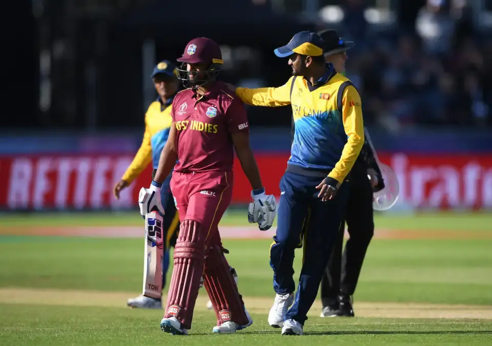 Sri Lanka defeated West Indies by 23 runs.