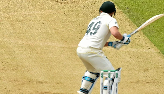 Steve Smith’s batting stance during the 2019 Ashes tour.