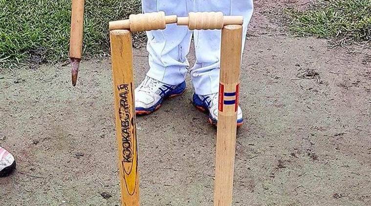 Bizzare wicket| Middle stump uprooted while bails stay intact