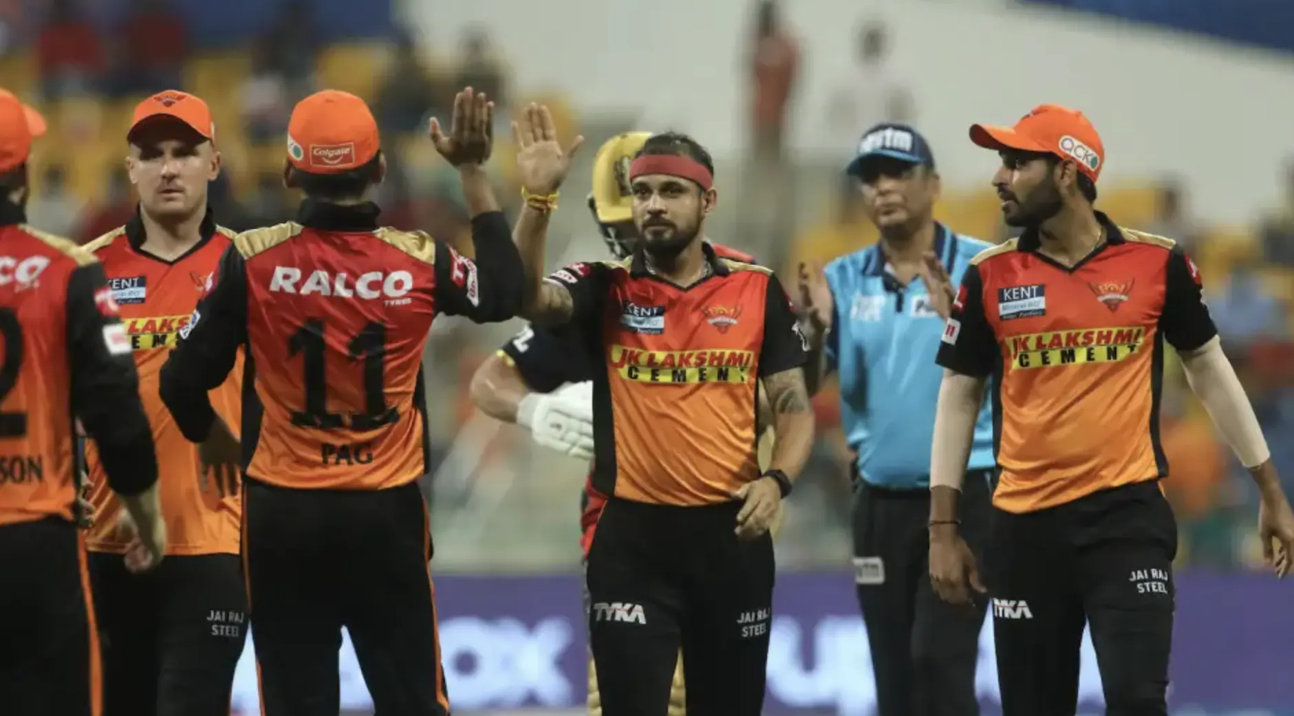 Sunrisers Hyderabad defeated Royal Challengers Bengaluru by 4 runs.
