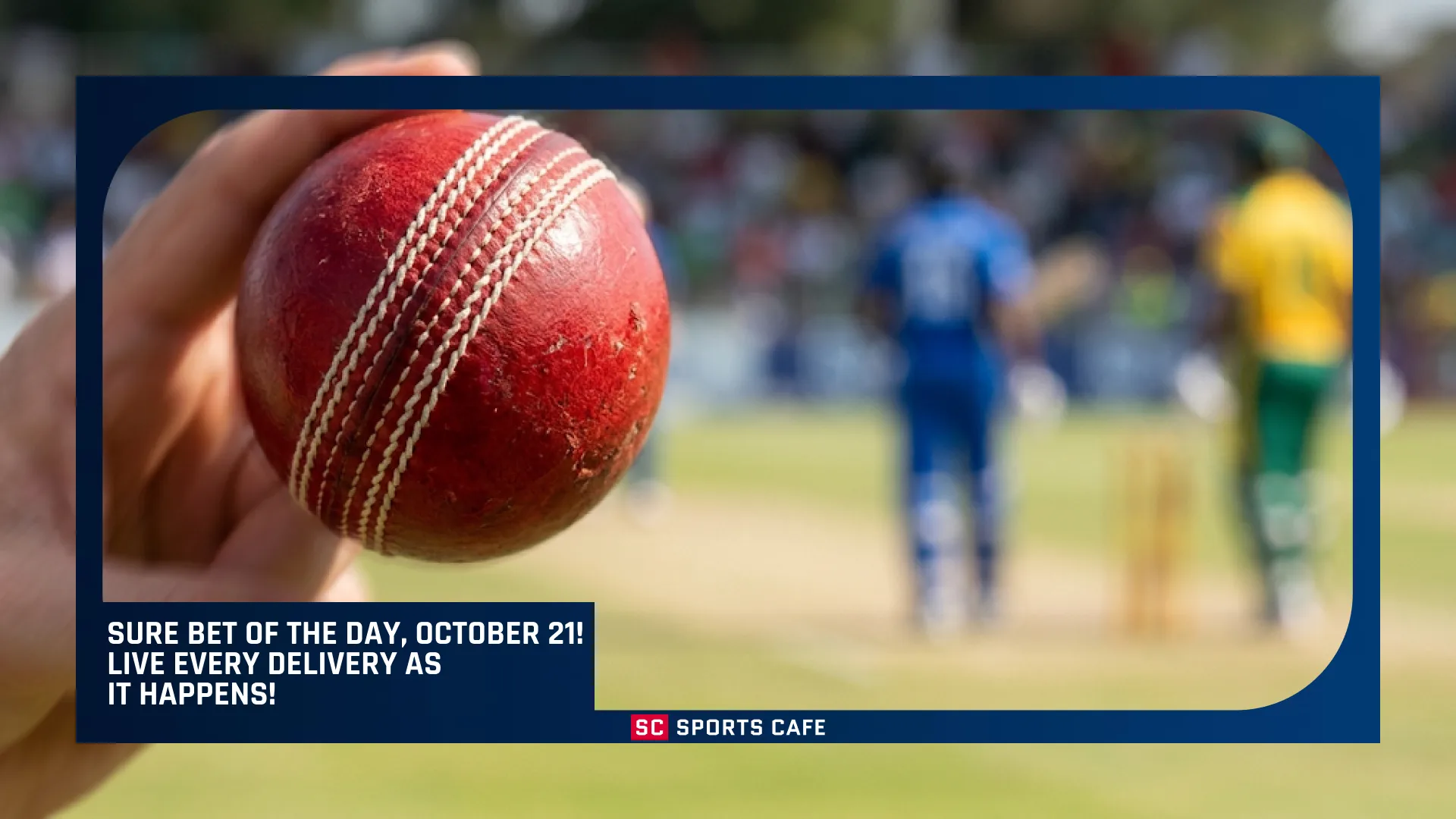 Sure Bet of the Day, October 21.