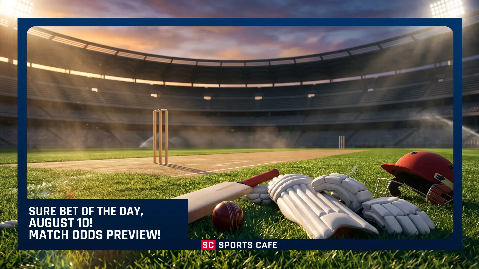 Sure Bet of the Day, August 10.