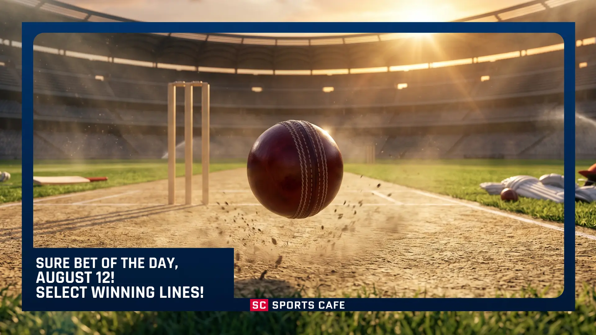 Sure Bet of the Day, August 12! Match Odds Today | SportsCafe
