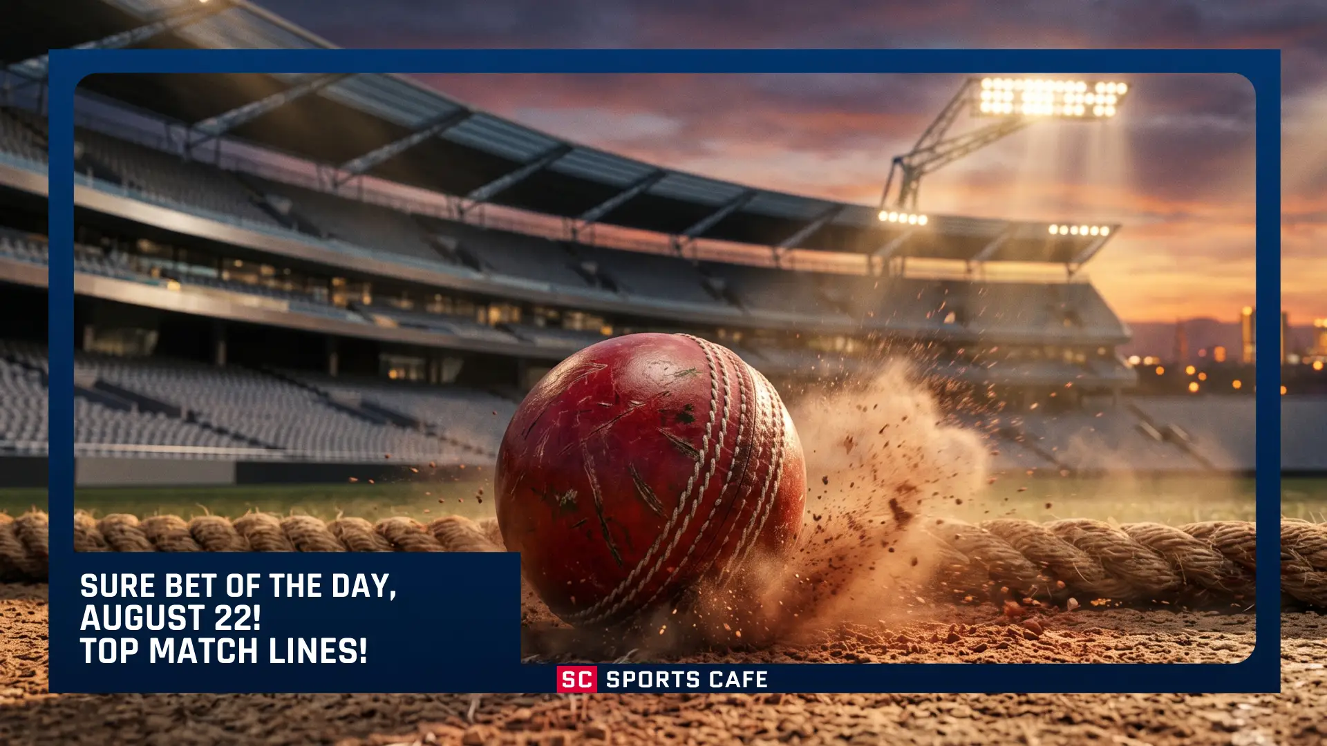 Sure Bet of the Day, August 22.