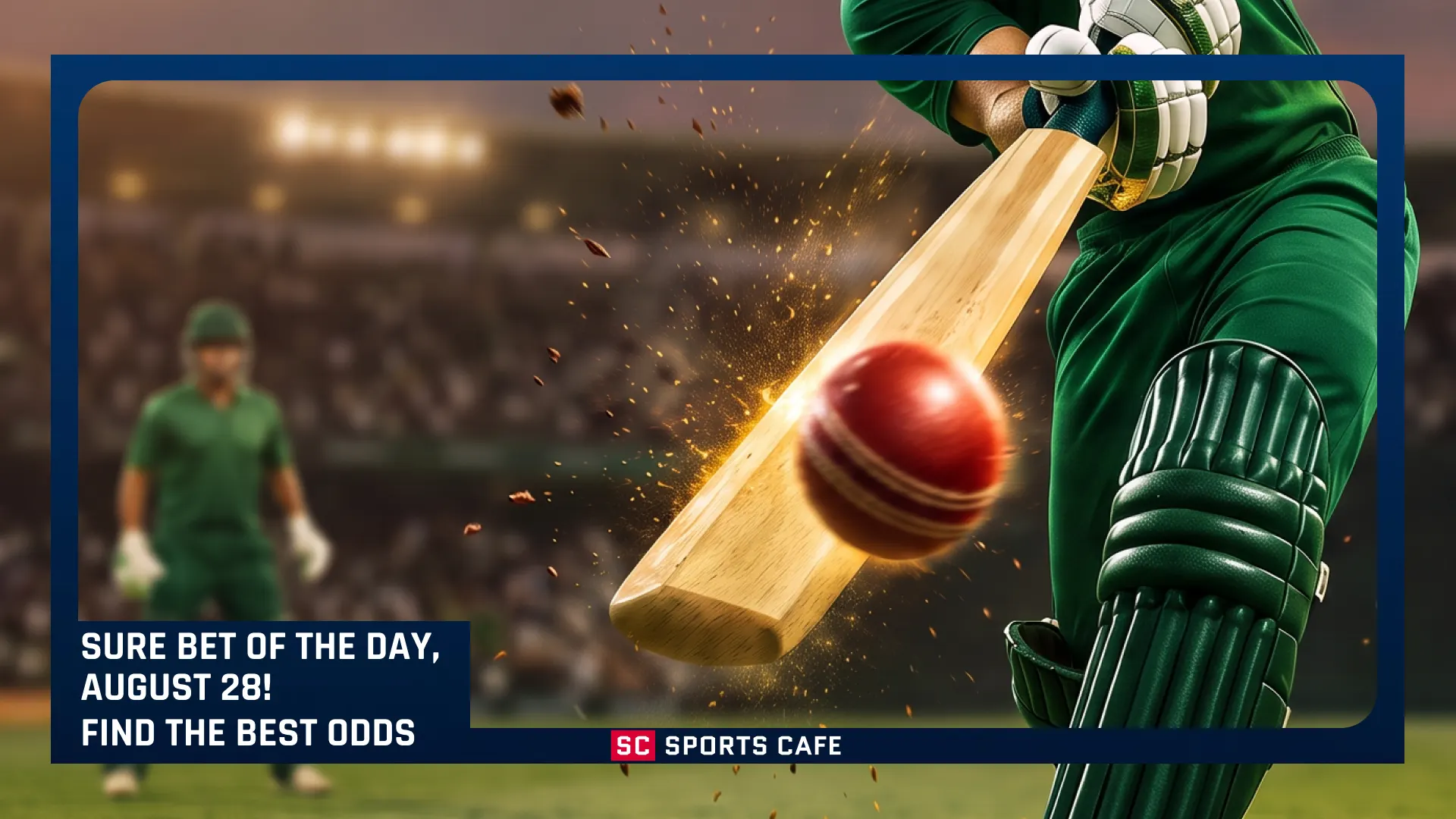 Sure Bet of the Day for August 28, featuring today’s top cricket betting picks and odds.