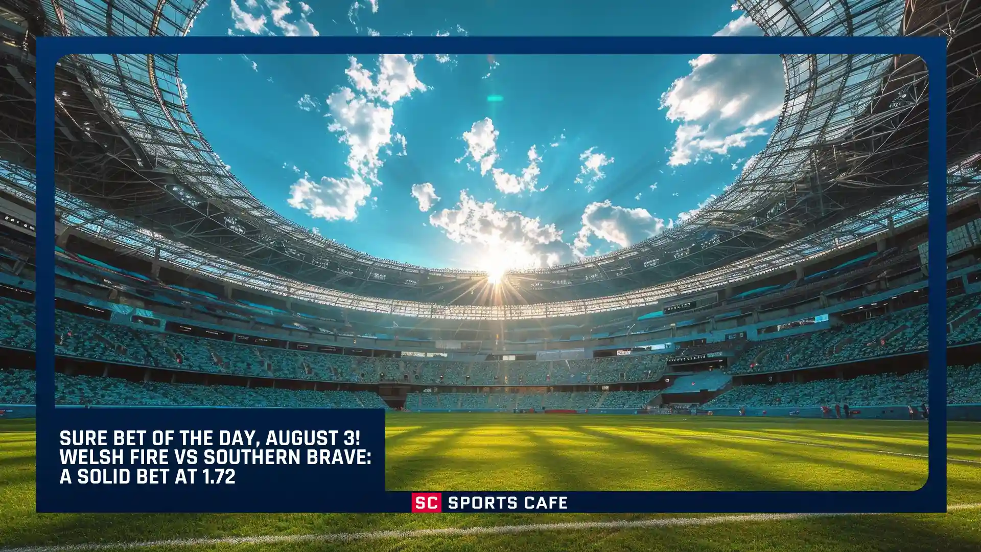 Sure Bet of the Day, August 3.