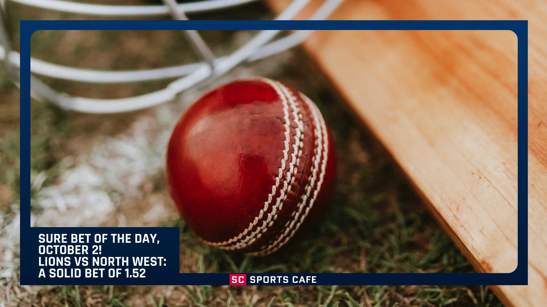 Sure Bet of the Day, October 2.