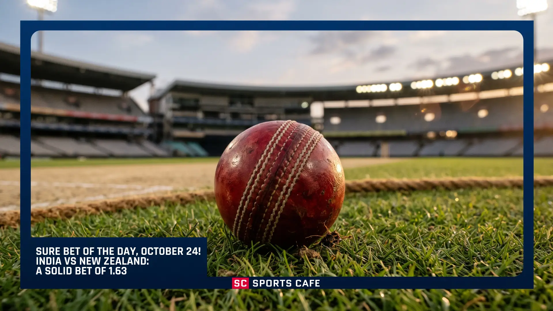 Sure Bet of the Day, October 24.
