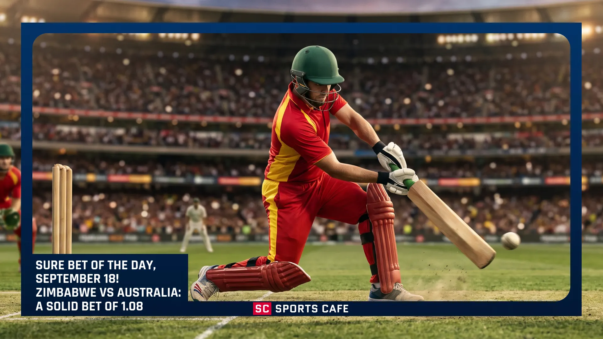 Zimbabwe vs Australia Top Pick for September 18 at 1.08.