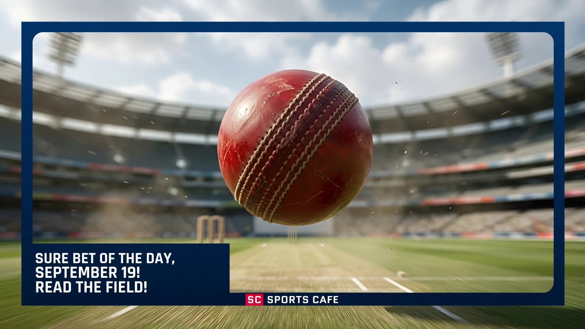 Sure Bet of the Day, September 19.